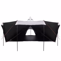 vidaXL Family Tent Tipi 6-Person Camping Lightweight Tent Dome Tent Waterproof - white - Additional view 5