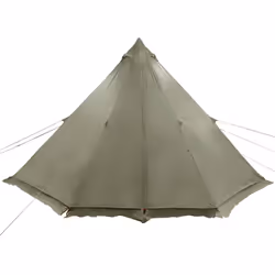 vidaXL Family Tent Tipi 6-Person Camping Lightweight Tent Dome Tent Waterproof - olive green - Additional view 4
