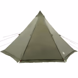 vidaXL Family Tent Tipi 6-Person Camping Lightweight Tent Dome Tent Waterproof - olive green - Additional view 6