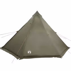vidaXL Family Tent Tipi 6-Person Camping Lightweight Tent Dome Tent Waterproof - olive green - Additional view 7