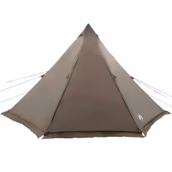 vidaXL Family Tent Tipi 6-Person Camping Lightweight Tent Dome Tent Waterproof - brown - Additional view 6
