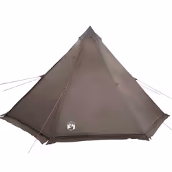 vidaXL Family Tent Tipi 6-Person Camping Lightweight Tent Dome Tent Waterproof - brown - Additional view 7