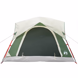 vidaXL Camping Tent Cabin 4-Person Patio Lightweight Tent Dome Tent Waterproof - green - Additional view 6