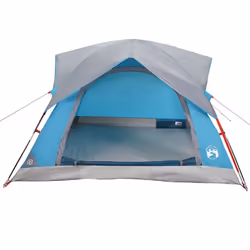vidaXL Camping Tent Cabin 4-Person Patio Lightweight Tent Dome Tent Waterproof - blue - Additional view 5