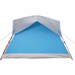 vidaXL Camping Tent Cabin 4-Person Patio Lightweight Tent Dome Tent Waterproof - blue - Additional view 7