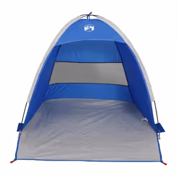 vidaXL Beach Tent 3-Person Lightweight Tent Camping Tent Shelter Waterproof - blue - Additional view 4