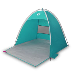 vidaXL Beach Tent 3-Person Lightweight Tent Camping Tent Shelter Waterproof - green
