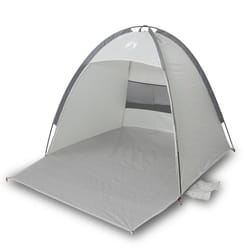vidaXL Beach Tent 3-Person Lightweight Tent Camping Tent Shelter Waterproof - grey