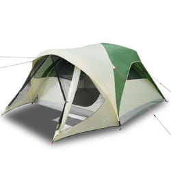 vidaXL Family Tent Tunnel 6-Person Waterproof Camping Tent Lightweight Tent - green