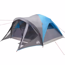 vidaXL Family Tent Tunnel 6-Person Waterproof Camping Tent Lightweight Tent - blue - Additional view 4