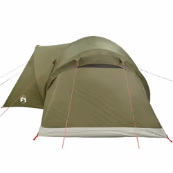 vidaXL Family Tent Dome 6-Person Camping Tent Lightweight Tent Waterproof - olive green - Additional view 7