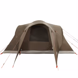 vidaXL Family Tent Dome 6-Person Camping Tent Lightweight Tent Waterproof - brown, 375 x 225 x 176 cm - Additional view 6