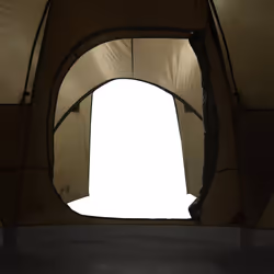 vidaXL Family Tent Dome 6-Person Camping Tent Lightweight Tent Waterproof - brown, 375 x 225 x 176 cm - Additional view 9