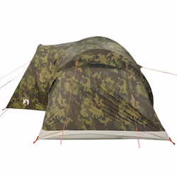 vidaXL Family Tent Dome 6-Person Camping Tent Lightweight Tent Waterproof - camouflage, 375 x 225 x 176 cm - Additional view 7