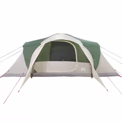 vidaXL Family Tent Dome 6-Person Camping Tent Lightweight Tent Waterproof - green, 494 x 370 x 190 cm - Additional view 6