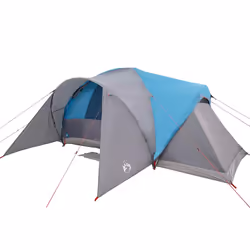 vidaXL Family Tent Dome 6-Person Camping Tent Lightweight Tent Waterproof - blue, 494 x 370 x 190 cm - Additional view 4