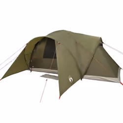 vidaXL Family Tent Dome 6-Person Camping Tent Lightweight Tent Waterproof - olive green, 494 x 370 x 190 cm - Additional view 4