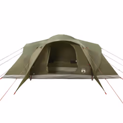 vidaXL Family Tent Dome 6-Person Camping Tent Lightweight Tent Waterproof - olive green, 494 x 370 x 190 cm - Additional view 5
