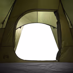 vidaXL Family Tent Dome 6-Person Camping Tent Lightweight Tent Waterproof - olive green, 494 x 370 x 190 cm - Additional view 9