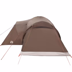 vidaXL Family Tent Dome 6-Person Camping Tent Lightweight Tent Waterproof - brown, 494 x 370 x 190 cm - Additional view 7