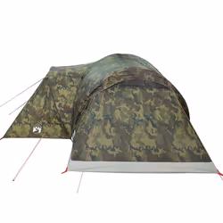 vidaXL Family Tent Dome 6-Person Camping Tent Lightweight Tent Waterproof - camouflage, 494 x 370 x 190 cm - Additional view 7