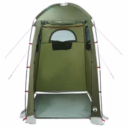 vidaXL Shower Tent Waterproof Privacy Tent Toilet Tent Patio Changing Shelter - olive green - Additional view 5