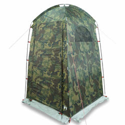 vidaXL Shower Tent Waterproof Privacy Tent Toilet Tent Patio Changing Shelter - camouflage