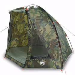 vidaXL Fishing Tent Waterproof Lightweight Tent Patio Camping Tent Day Shelter - camouflage