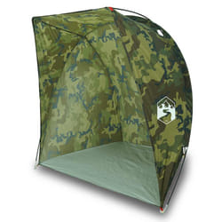 vidaXL Fishing Tent Olive Green Waterproof tent fishing shelter - camouflage