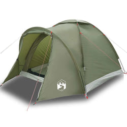 vidaXL Fishing Tent 2-Person Olive Green Waterproof tent fishing shelter - green