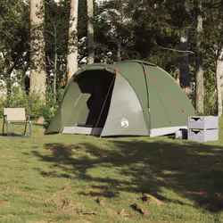 vidaXL Fishing Tent 2-Person Olive Green Waterproof tent fishing shelter - green