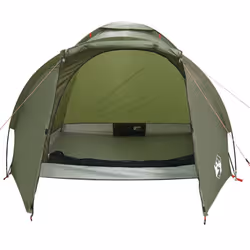 vidaXL Fishing Tent 2-Person Olive Green Waterproof tent fishing shelter - green - Additional view 5
