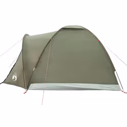 vidaXL Fishing Tent 2-Person Olive Green Waterproof tent fishing shelter - green - Additional view 7