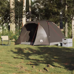 vidaXL Fishing Tent 2-Person Olive Green Waterproof tent fishing shelter - brown - Additional view 2