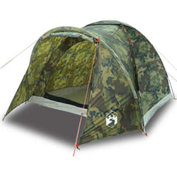vidaXL Fishing Tent 2-Person Olive Green Waterproof tent fishing shelter - camouflage