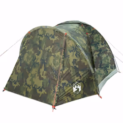 vidaXL Fishing Tent 2-Person Olive Green Waterproof tent fishing shelter - camouflage - Additional view 4