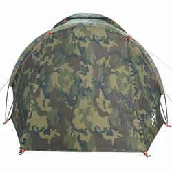 vidaXL Fishing Tent 2-Person Olive Green Waterproof tent fishing shelter - camouflage - Additional view 6