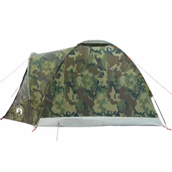 vidaXL Fishing Tent 2-Person Olive Green Waterproof tent fishing shelter - camouflage - Additional view 7