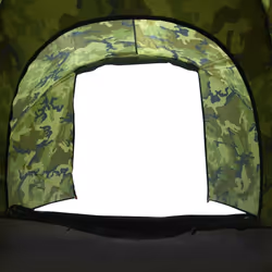 vidaXL Fishing Tent 2-Person Olive Green Waterproof tent fishing shelter - camouflage - Additional view 9
