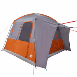 vidaXL Car Tent 4-Person Car Tailgate Tent SUV Tailgate Awning Waterproof - grey and orange - Additional view 4