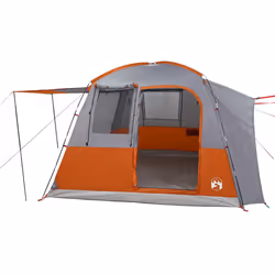 vidaXL Car Tent 4-Person Car Tailgate Tent SUV Tailgate Awning Waterproof - grey and orange - Additional view 5