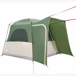 vidaXL Car Tent 4-Person Car Tailgate Tent Tailgate Awning Green Waterproof - Additional view 4