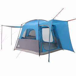 vidaXL Car Tent 4-Person Car Tailgate Tent Tailgate Awning Blue Waterproof - Additional view 2
