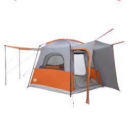 vidaXL Car Tent 4-Person Car Tailgate Shade Tent Grey and Orange Waterproof - Additional view 2