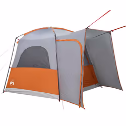 vidaXL Car Tent 4-Person Car Tailgate Shade Tent Grey and Orange Waterproof - Additional view 4