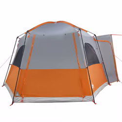 vidaXL Car Tent 4-Person Car Tailgate Shade Tent Grey and Orange Waterproof - Additional view 6
