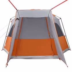 vidaXL Car Tent 4-Person Car Tailgate Shade Tent Grey and Orange Waterproof - Additional view 7