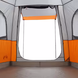 vidaXL Car Tent 4-Person Car Tailgate Shade Tent Grey and Orange Waterproof - Additional view 8