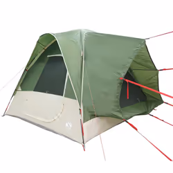 vidaXL Car Tent 4-Person Car Tailgate Tent Tailgate Awning Green Waterproof - Additional view 4