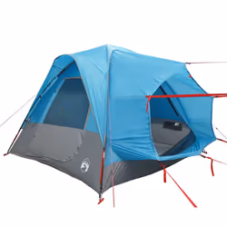 vidaXL Car Tent 4-Person Car Tailgate Tent Tailgate Awning Blue Waterproof - Additional view 4